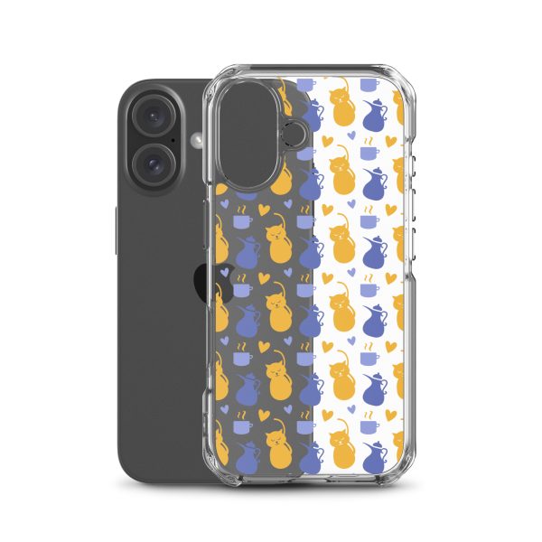 clear-case-for-iphone-iphone-16-case-with-phone-6a1d6fec170d8.jpg Tea and Cat iPhone Clear Case