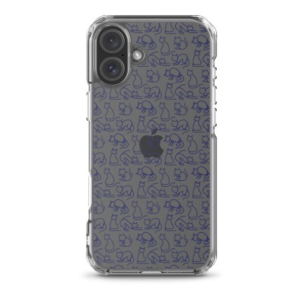 Simple Cat Outlines iPhone Clear Case