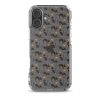 Halloween Seamless Cat iPhone Clear Case