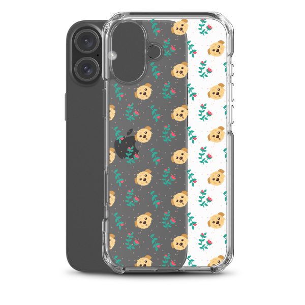 clear-case-for-iphone-iphone-16-plus-case-with-phone-6a1d6bd25ba65.jpg Dogs and Flowers iPhone Clear Case