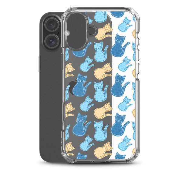 Cat Cartoon iPhone Clear Case
