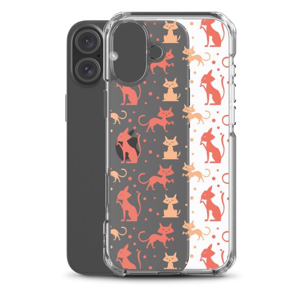 clear-case-for-iphone-iphone-16-plus-case-with-phone-6a1d6f43088de.jpg Cat Silhouettes Seamless iPhone Clear Case