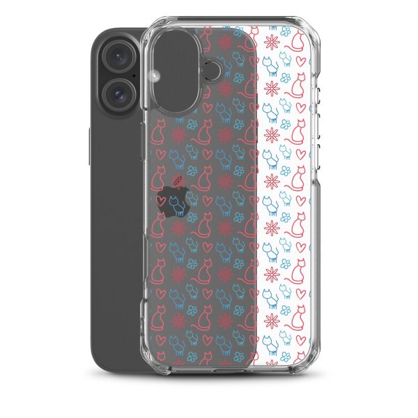 clear-case-for-iphone-iphone-16-plus-case-with-phone-6a1d6fc0b1008-1.jpg Cats and Flowers Doodle iPhone Clear Case