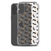 Halloween Seamless Cat iPhone Clear Case