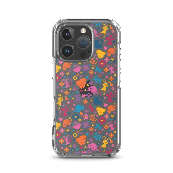 clear-case-for-iphone-iphone-16-pro-case-on-phone-6a1d699005290.jpg Colorful Animals and Heart iPhone Clear Case