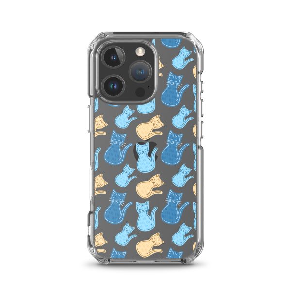 Cat Cartoon iPhone Clear Case
