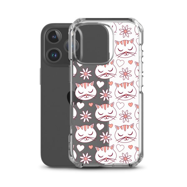 clear-case-for-iphone-iphone-16-pro-case-with-phone-6a1d6d62f307a.jpg Cat Flowers and Hearts iPhone Clear Case