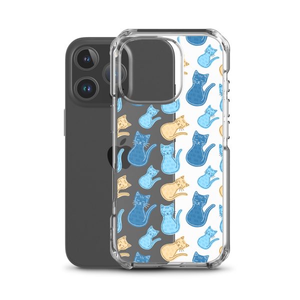 Cat Cartoon iPhone Clear Case