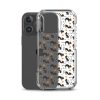 Halloween Seamless Cat iPhone Clear Case