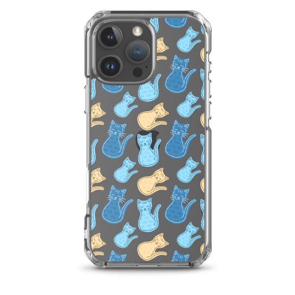 Cat Cartoon iPhone Clear Case