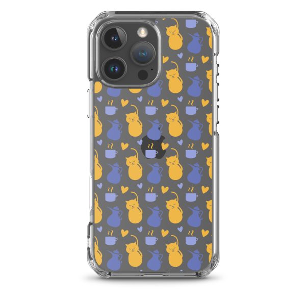 clear-case-for-iphone-iphone-16-pro-max-case-on-phone-6a1d6fec16ec6.jpg Tea and Cat iPhone Clear Case