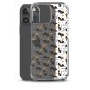 Halloween Seamless Cat iPhone Clear Case