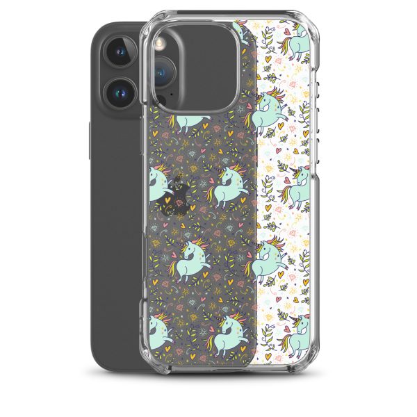 Hand-Drawn Unicorn iPhone Clear Case