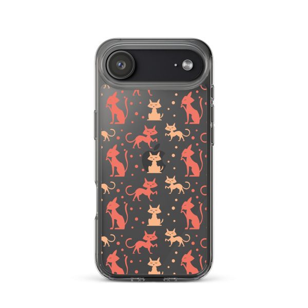 clear-case-for-iphone-iphone-17-air-case-on-phone-6a1d6f4308bdb.jpg Cat Silhouettes Seamless iPhone Clear Case