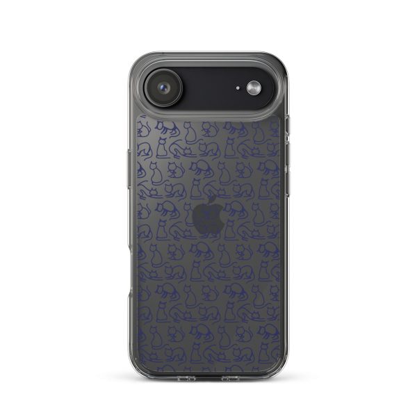 Simple Cat Outlines iPhone Clear Case