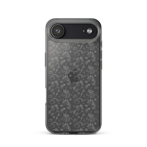 Illustrated Unicorn iPhone Clear Case