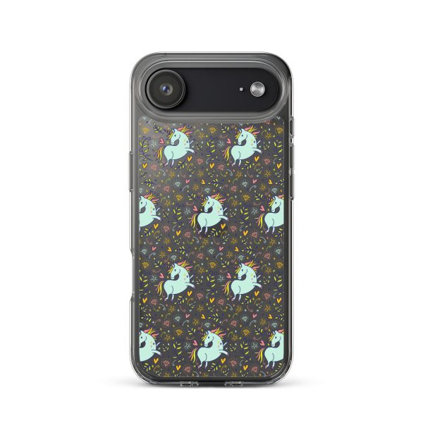 Hand-Drawn Unicorn iPhone Clear Case