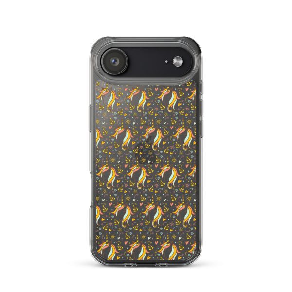 Unicorn Doodle iPhone Clear Case