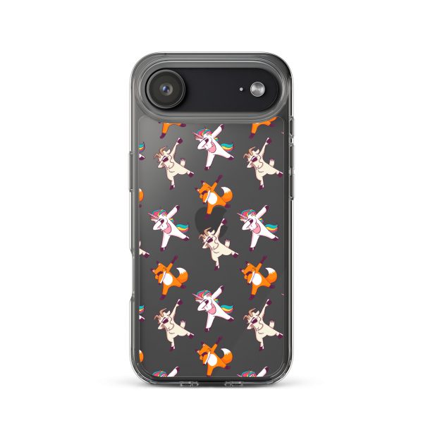 Dabbing Animals iPhone Clear Case