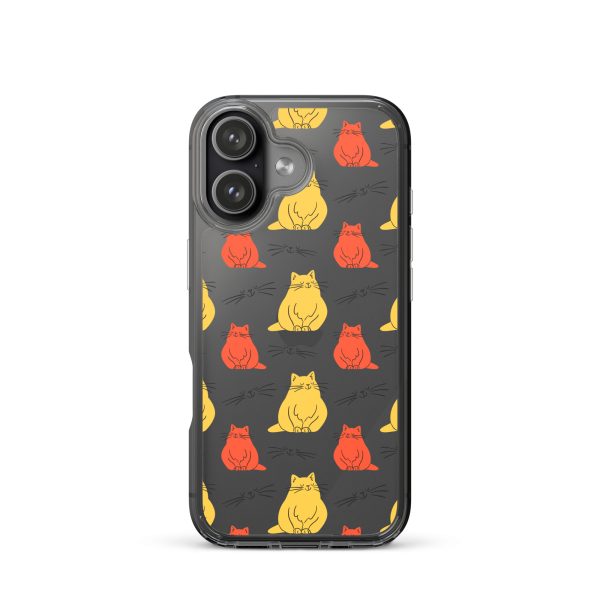 clear-case-for-iphone-iphone-17-case-on-phone-6a1d70b94b0ce.jpg Abstract Colorful Cats iPhone Clear Case