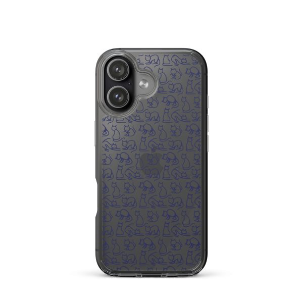 Simple Cat Outlines iPhone Clear Case