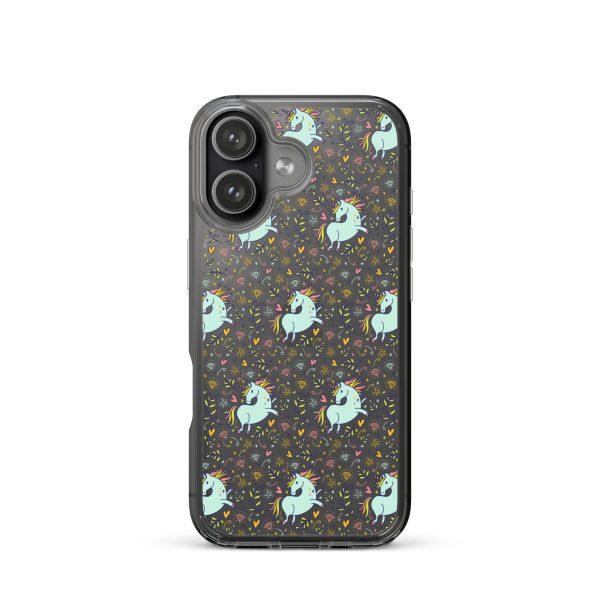 Hand-Drawn Unicorn iPhone Clear Case