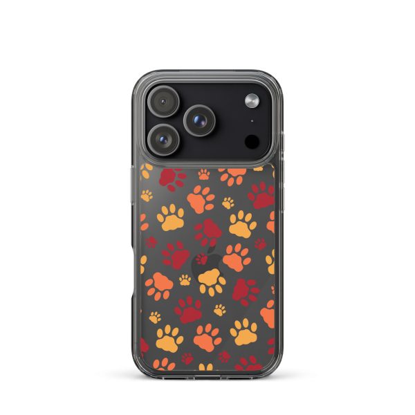 clear-case-for-iphone-iphone-17-pro-case-on-phone-6a1d6ed387fe5.jpg Cat Paws iPhone Clear Case