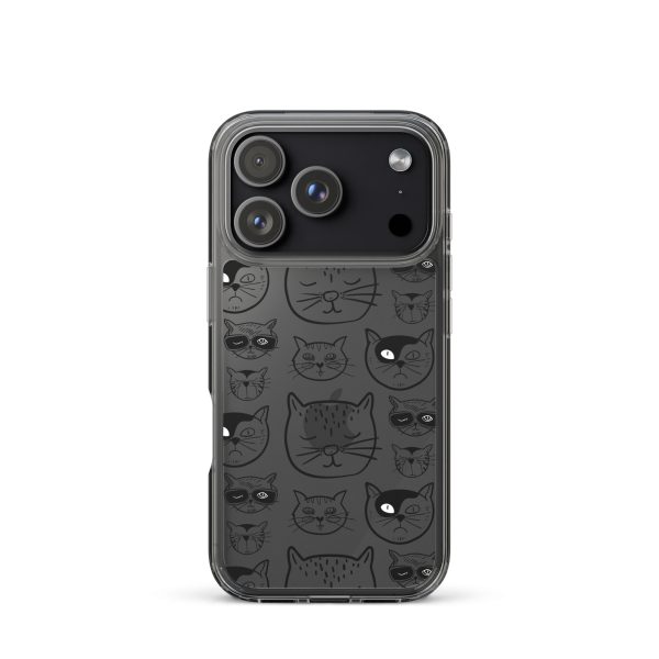 Cartoonish Cat iPhone Clear Case