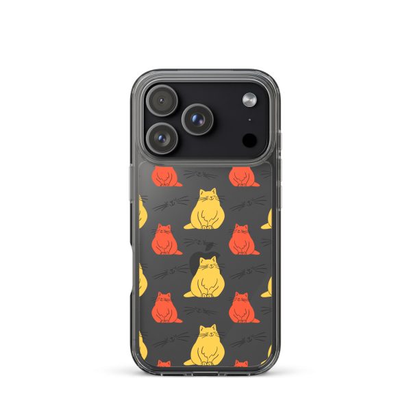 clear-case-for-iphone-iphone-17-pro-case-on-phone-6a1d70b94b03e.jpg Abstract Colorful Cats iPhone Clear Case