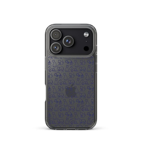 Simple Cat Outlines iPhone Clear Case