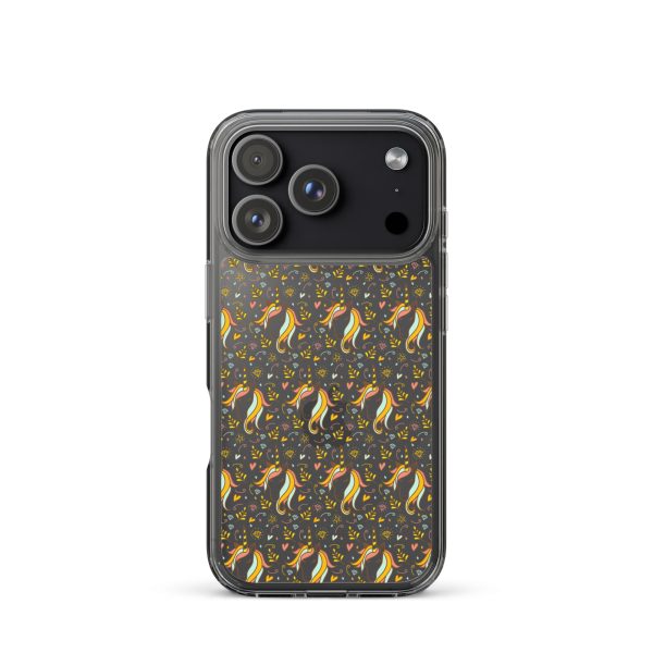 Unicorn Doodle iPhone Clear Case