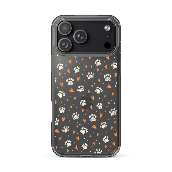 clear-case-for-iphone-iphone-17-pro-max-case-on-phone-6a1d6a91d0251.jpg Paws Prints Hearts iPhone Clear Case