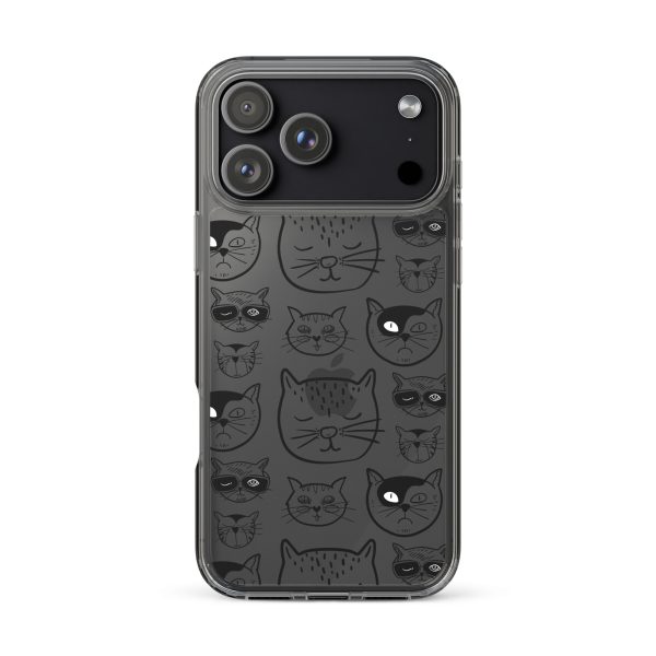 Cartoonish Cat iPhone Clear Case