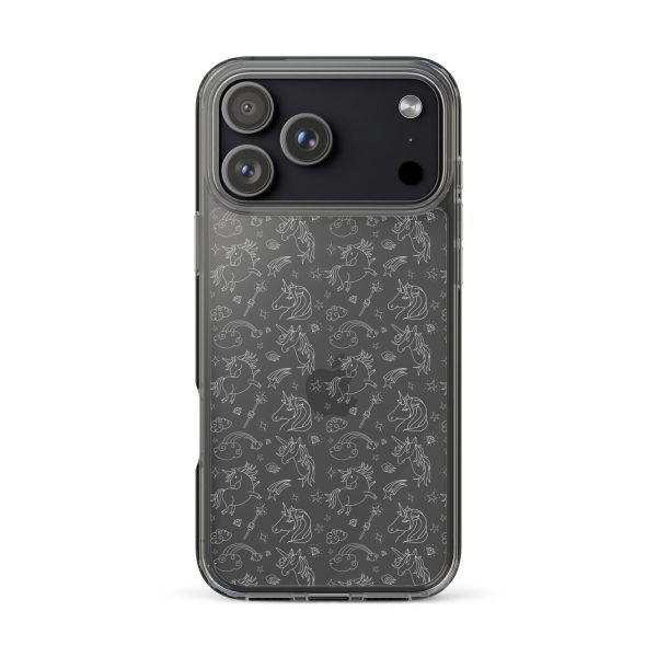 Illustrated Unicorn iPhone Clear Case