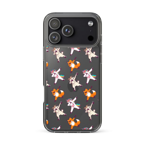 Dabbing Animals iPhone Clear Case