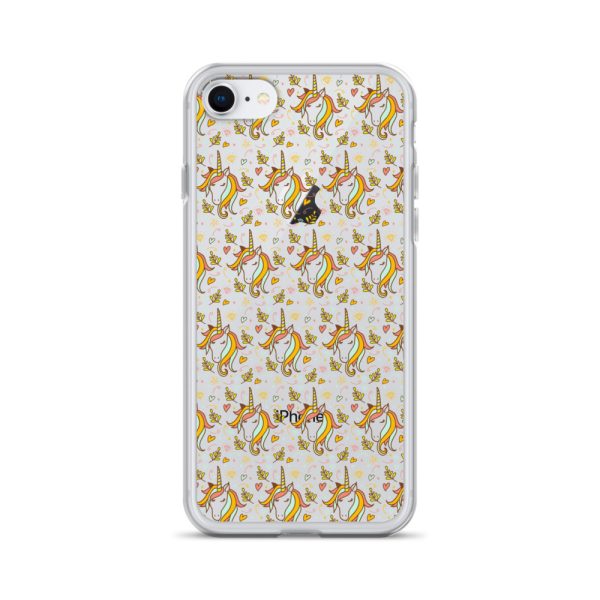 Unicorn Doodle iPhone Clear Case