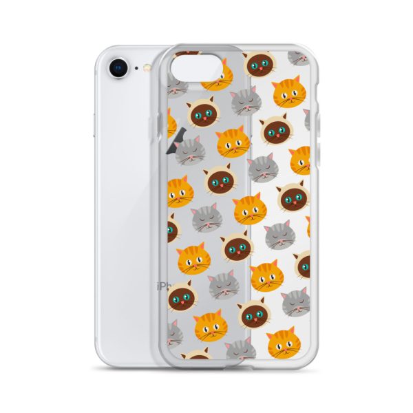 Cute Cats iPhone Clear Case