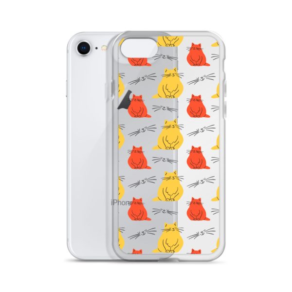 clear-case-for-iphone-iphone-7-8-case-with-phone-6a1d70b94b1e9.jpg Abstract Colorful Cats iPhone Clear Case