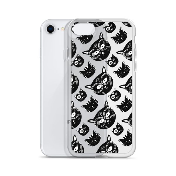 clear-case-for-iphone-iphone-7-8-case-with-phone-6a1d710c97bbe.jpg Funky Cats iPhone Clear Case