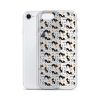 Halloween Seamless Cat iPhone Clear Case