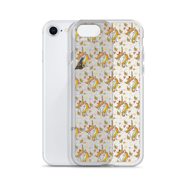 Unicorn Doodle iPhone Clear Case