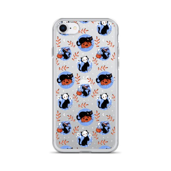 clear-case-for-iphone-iphone-se-case-on-phone-6a1d6f9a20676.jpg Halloween Cats iPhone Clear Case