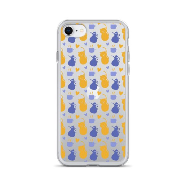 clear-case-for-iphone-iphone-se-case-on-phone-6a1d6fec173b7.jpg Tea and Cat iPhone Clear Case