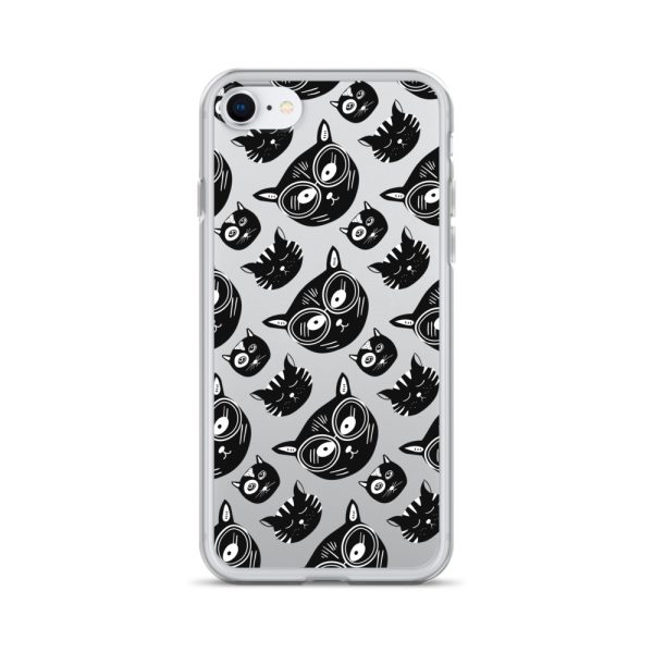 clear-case-for-iphone-iphone-se-case-on-phone-6a1d710c97c54.jpg Funky Cats iPhone Clear Case
