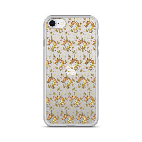 Unicorn Doodle iPhone Clear Case