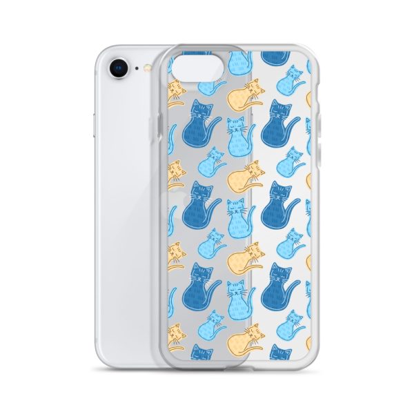 Cat Cartoon iPhone Clear Case