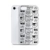 Cartoonish Cat iPhone Clear Case