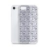 Simple Cat Outlines iPhone Clear Case