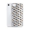 Halloween Seamless Cat iPhone Clear Case