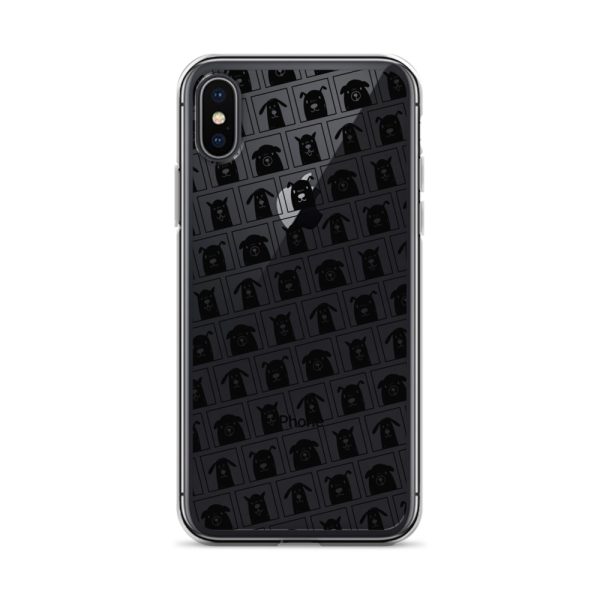 clear-case-for-iphone-iphone-x-xs-case-on-phone-6a1d68fd24138.jpg Black Dogs iPhone Clear Case